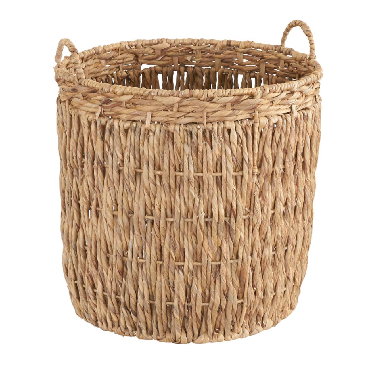 Household Essentials Tall Hyacinth Wicker Floor Basket
